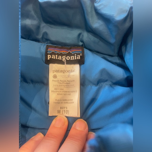 Patagonia kids down sweater puffer M - Picture 3 of 6